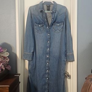 Wrangler Retro Blue Denim Dress